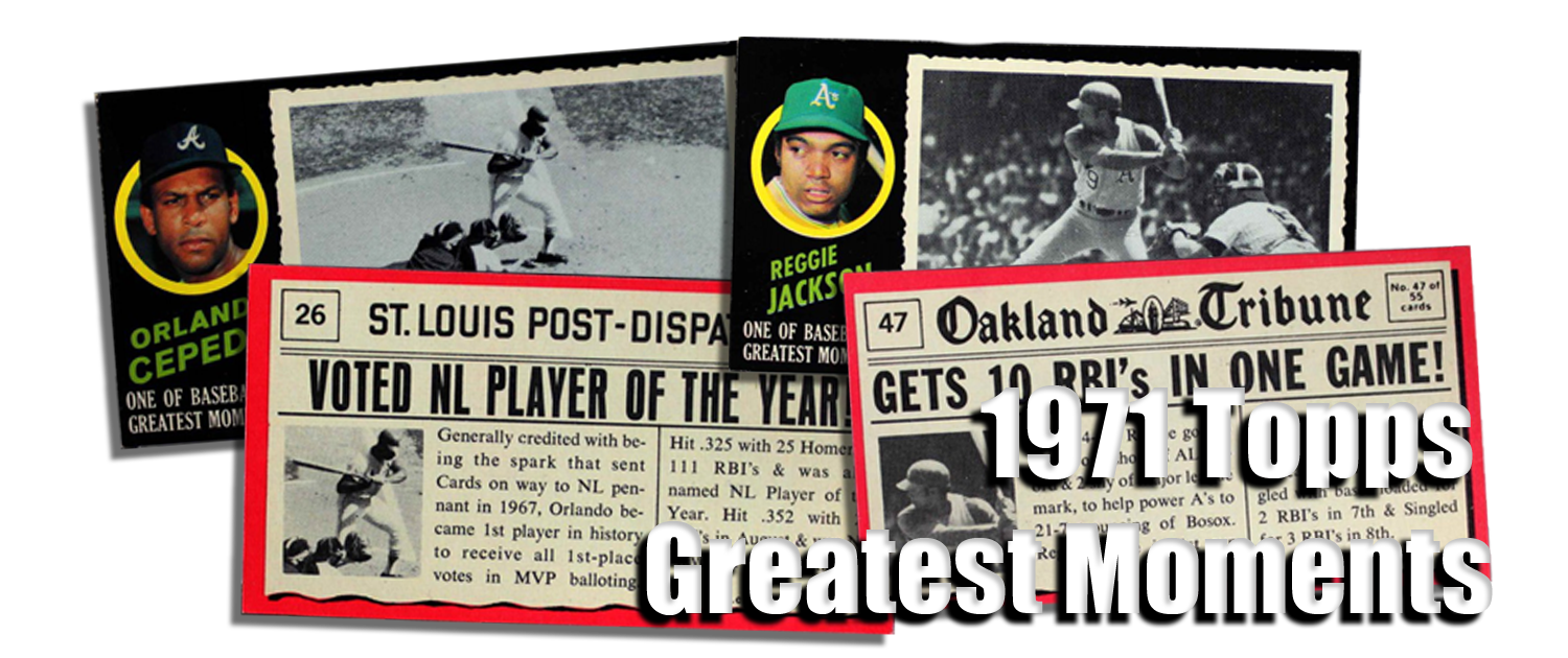 1971 Topps Greatest Moments 